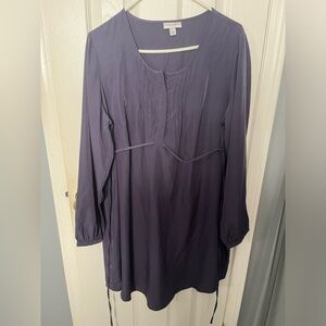 Liz Lange Purple Maxi Dress